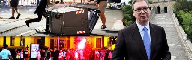 Dva lica Srbije: Jedni ruše i pale, drugi u Kini zaključuju važne sporazume (FOTO, VIDEO)