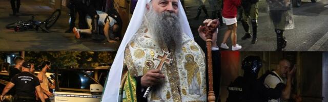 POLICIJA MLATI DECU SRBIJE Patrijarh Porfirije ne otvara vrata hramova da prigrli prebijene