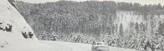 SLIKE SA LICA MESTA! Mećava na Zlatiboru: Jak vetar nanosi sneg, zabrana za šlepere i dalje na snazi!