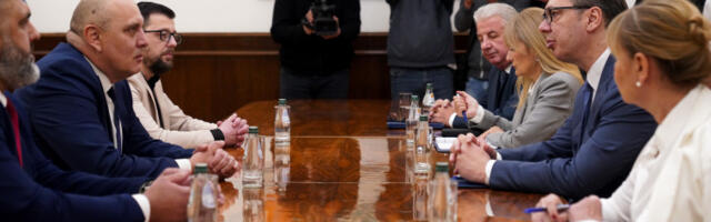 Наставак конултација, Вучић са представницима Удруженог синдиката Србије „Слога“