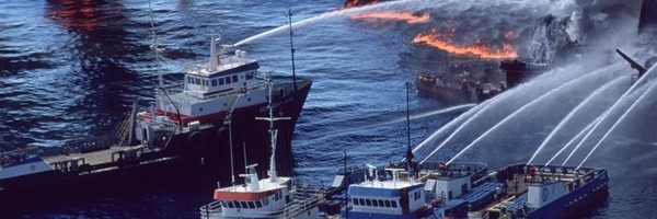 Veliki požari na vodi u Meksičkom Zalivu izazvani curenjem gasa