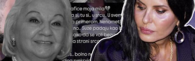 "SUZE PADAJU, HAFICE MOJA MILA" Elena Karaman se oprostila od bivše svekrve: "Gde god da si, u srcu si" (FOTO)
