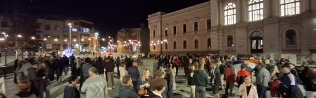 Podrška studentu Bogdanu Jovičiću sa ulica Kragujevca (FOTO)