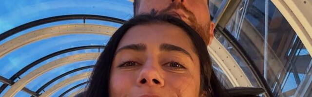 Olga Danilović sa fudbalerom slavi Božić: Lepa Srpkinja naslonila glavu na njegovo rame, pa mu se obratila