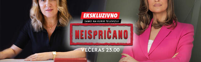 EKSKLUZIVNO: Ministarka Snežana Paunović gošća je emisije “Neispričano”  večeras od 23.00