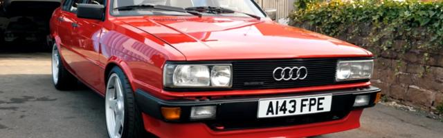 Neupadljivi Audi 80 ispod haube čuva izvesnu „tajnu“ (VIDEO)