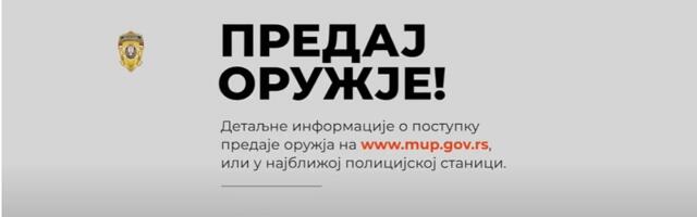 Predajte oružje! MUP poziva građane da se bez ikakvih posledica „oslobode” nelegalnog naoružanja