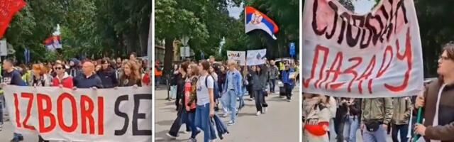 Sutra u Novom Sadu protest "Batinaši nisu junaci"
