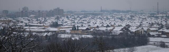 Božićni sneg u Leskovcu-Foto priča