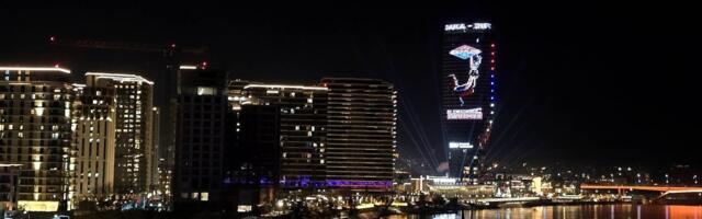 Kula Beograd u znaku Exatlona: Najveća zgrada u regionu sija u znaku najvećeg sportskog rijalitija (VIDEO)