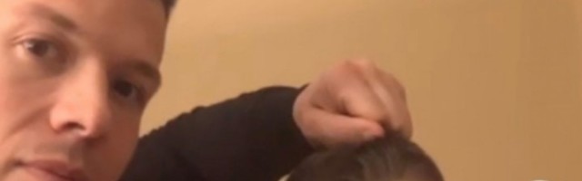 (FOTO) SLOBA RADANOVIĆ ČUPA SINA SVOJE VERENICE ZA KOSU, I SVE SNIMA KAMEROM! Javnost ŠOKIRANA: Treba vam oduzeti decu!