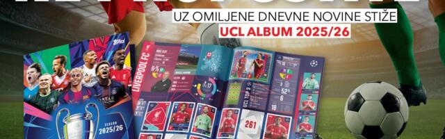 SPEKTAKULARNI POKLON STIŽE UZ KURIR! SUTRA PREUZMITE UCL ALBUM 2025/26 I URONITE U NOVU ERU LIGE ŠAMPIONA!