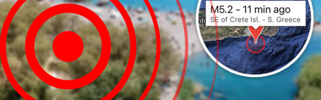 Jak zemljotres pogodio Krit, a tresao se i Karpatos i Kasos!