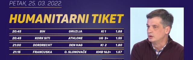 Humanitarni tiket u podne: Željko Bodrožić tipuje za Crveni krst u Kikindi