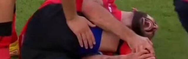 UŽAS: Teška povreda fudbalera - stadionom su odjekivali jauci! (VIDEO)