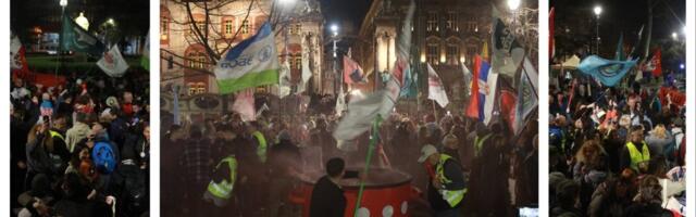 (VIDEO) Nigde snimka iz vazduha: Totalni fijasko blokaderskog "Beogradskog marša"