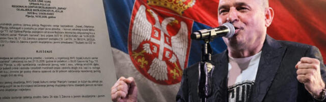 Црногорска полиција забранила концерт Мирка Пајчина у Пљевљима