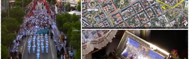 TAČNO OVIM PUTEM DANAS ĆE PROĆI SPASOVDANSKA LITIJA KROZ BEOGRAD: Na čelu prvi put jedna od najvećih svetinja - Pojas Presvete Bogorodice, evo kad se kreće