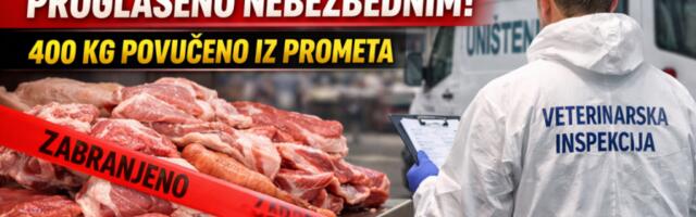 Svinjsko meso u Somboru proglašeno nebezbednim: 400 kg povučeno iz prometa