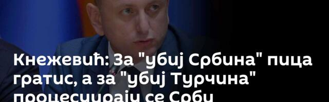 Кнежевић: За "убиј Србина" пица гратис, а за "убиј Турчина" процесуирају се Срби