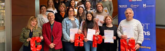 Uručeni sertifikati prvoj generaciji polaznika Finansijske akademije za organizacije civilnog društva