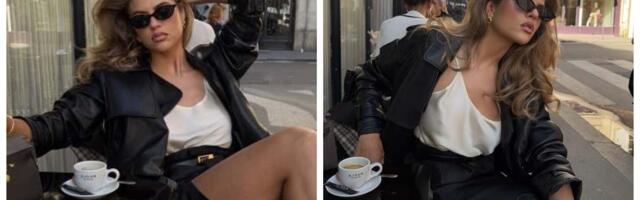 Oversized kožna jakna je komad koji transformiše svaki autfit (i ide uz sve)