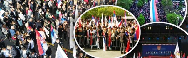 Održan veliki miting u Banjaluci - Srpska te zove: Srbija je naša zemlja i da je Bože pravde da budemo u zajednici (FOTO/VIDEO)