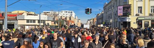 "Ko nema hrabrosti...": Studenti i danas na ulicama (FOTO, VIDEO)