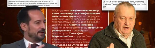 DIGAO SE TVITER ZBOG PROFESORA BLOKADERA, NA UDARU MILIVOJEVIĆ! Lidera DS optužuju da nije stao u odbranu člana svoje stranke: JEL' TO DS PUZI PRED PLENUMAŠIMA?