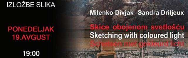 Izložba „Skice obojenom svetlošću“