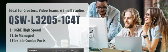 Nova QNAP QSW 3000 serije delimično upravljivih svičeva – efikasna nadogradnja na izuzetno brzu mrežu