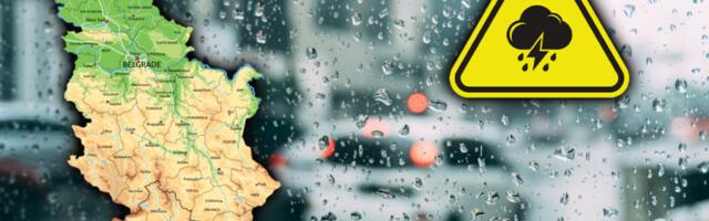 U CELOJ SRBIJI DANAS PLJUSKOVI I GRMLJAVINA! Ponegde i grad, u OVIM delovima duvaće i veoma jak vetar!