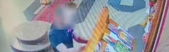KAMERE SNIMILE LOPOVA, RAZVALIO IKONU GOSPODA, A JEVANĐELJE POKUŠAO DA UPALI Kamere snimile VANDALA u Velikoj Plani (FOTO)
