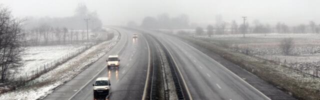 Putevi prvog prioriteta prohodni i bez snega: Oprez zbog moguće magle i leda