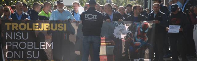 Protest Sindikata GSP Centar: Privatnici preuzimaju sve linije javnog prevoza u Beogradu