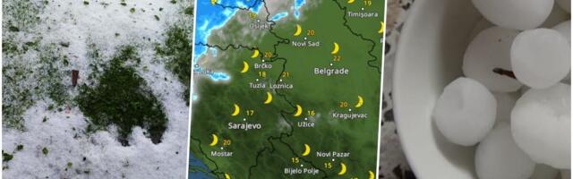 OLUJA NAPRAVILA HAOS U SLOVENIJI, TOKOM NOĆI STIŽE U SRBIJU! Padao grad veličine golf loptice, slike su dramatične (FOTO)