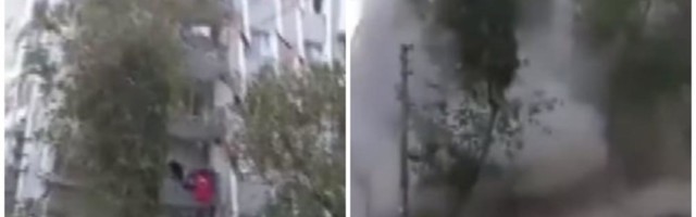 PALA ZGRADA KAO DA JE OD KARTONA: Jezivi snimak pokazuje svi jačinu zemljotresa koji je pogodio Tursku i Grčku! (VIDEO)