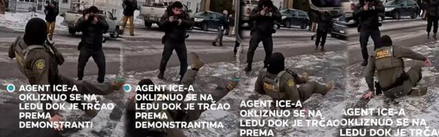 Pravo na patos: Američki agent se prosuo tokom intervencije - Snimak izazvao lavinu komentara na mrežama (VIDEO)