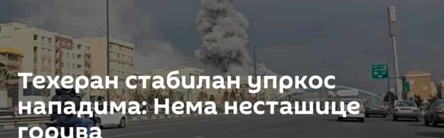 Техеран стабилан упркос нападима: Нема несташице горива