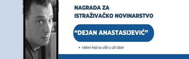 Uži izbor istraživačkih priča za nagradu "Dejan Anastasijević" - u toku glasanje publike