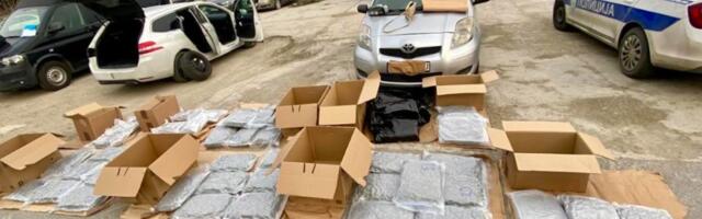 U Beogradu uhapšena dvojica: Zaplenjeno 50 kilograma marihuane i 100 grama kokaina