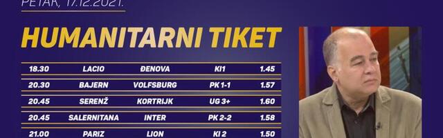 Humanitarni tiket u podne: Vladan Matijević tipuje za SOS Dečja sela