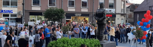 Predizborni skup koalicije Čačak protiv nasilja i Novi DSS: SNS na izborima 2. juna mora da ode u istoriju