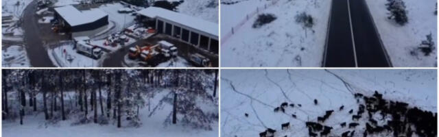 PREKO 20 CENTIMETARA SNEGA NA ZLATIBORU Dron snimio prizore zimske bajke od kojih zastaje dan (VIDEO)