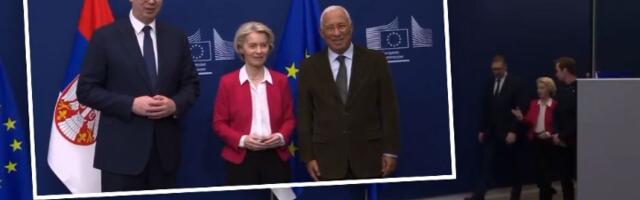 "Pričekajmo": Vučić  otkrio da je dobio poruku iz Moskve, Fon der Lajen ga prekinula (VIDEO)