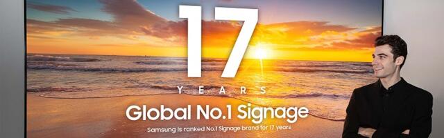 Samsung zadržava prvo mesto na globalnom tržištu komercijalnih displeja već 17. godinu zaredom