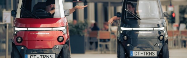 Gradski transformers: Električni mikroauto MENJA širinu prilikom parkiranja (VIDEO)