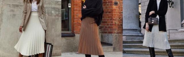 Jesenji trend: plise suknje i haljine