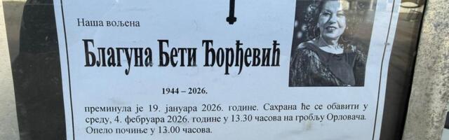 Umrlica na sahrani Beti Đorđević otkrila njeno pravo ime! Niko nije znao da se ovako zove, ljudi u šoku