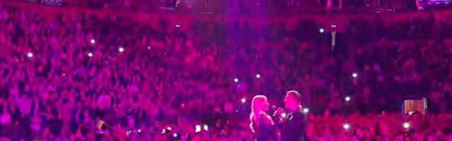 Vlado otvorio koncert u Areni a na binu izveo Natašu Bekvalac: Energičan nastup oduševio sve - pao i zagrljaj